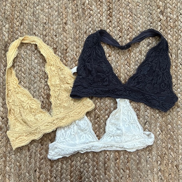 Urban Outfitters Other - Urban Outfitters Halter Lace Bras BUNDLE